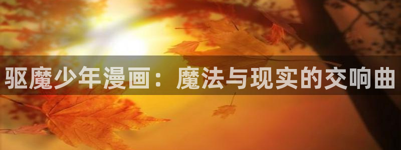 漫蛙漫画安全下载：驱魔少年漫画：魔法与现实的交响曲